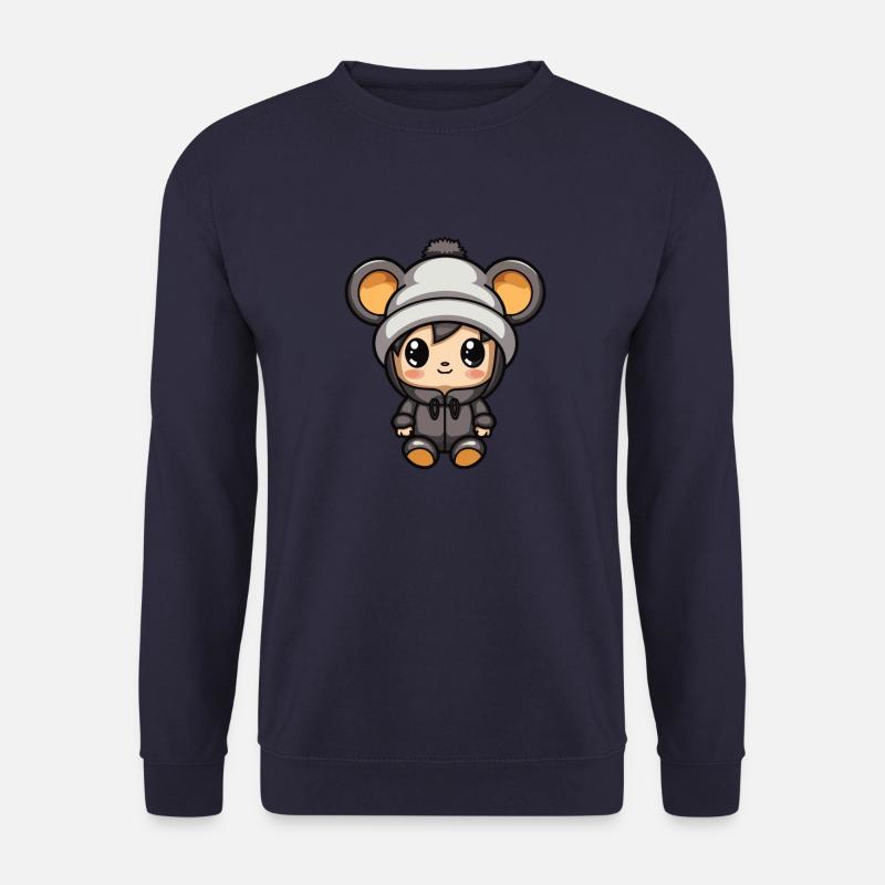 Mouse Winter Comic - Unisex Sweatshirt - navy