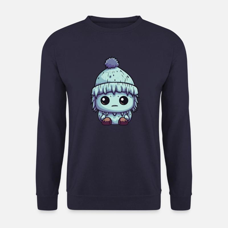 Winter Eskimo Comic Niedlich - Unisex Pullover - Navy