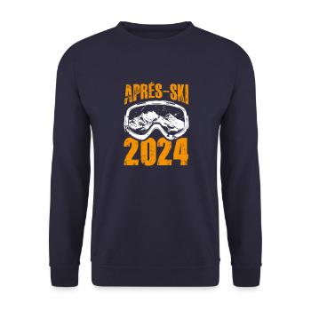 Masque de ski après-ski 2024 - Sweat-shirt Unisexe - marine - Devant - Alina (178cm) & Michal (187cm)