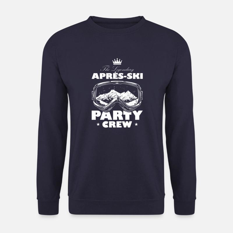Apres Ski Party Crew Motto Team - Unisex Pullover - Navy