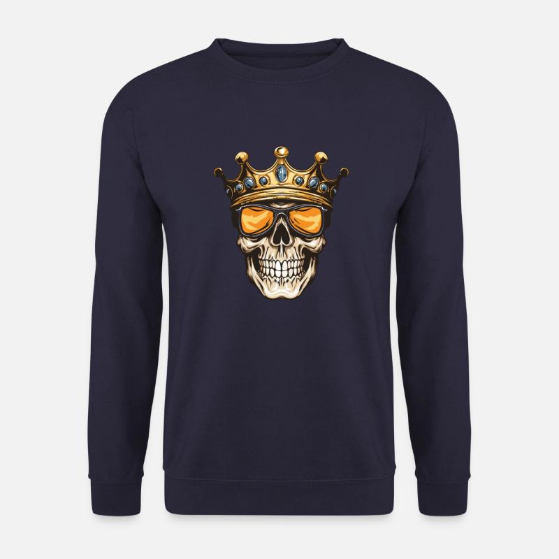 Skull King Crown - Unisex Sweatshirt - navy