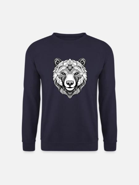 Eisbär Kopf Polar bär - Unisex Pullover - Navy