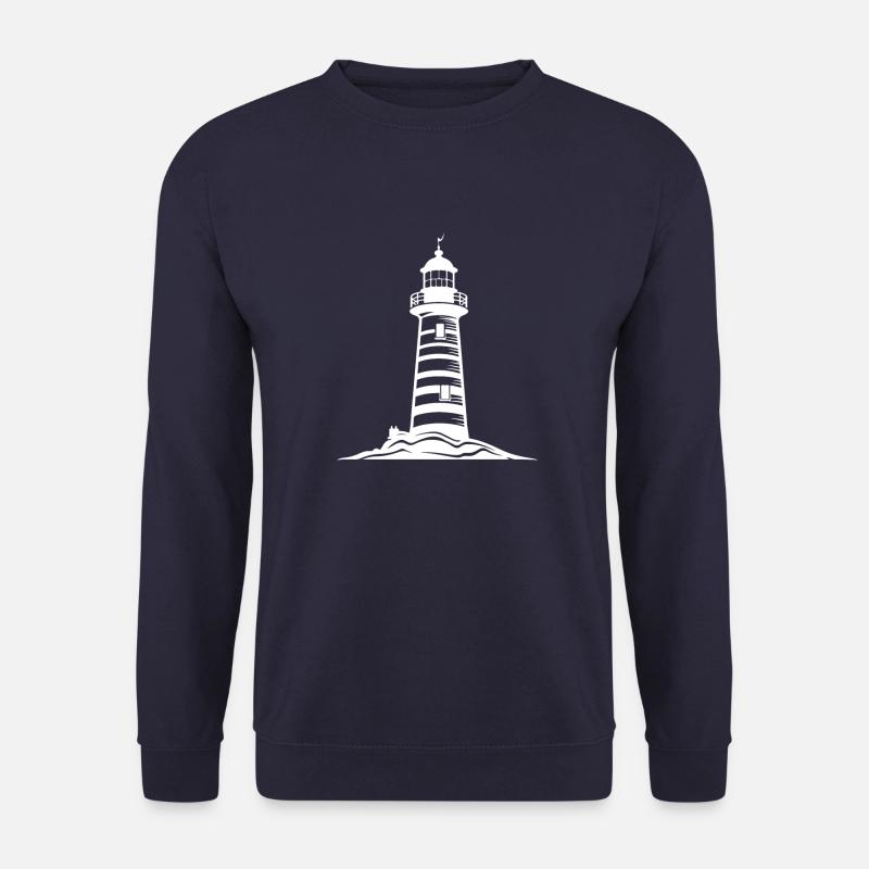 Leuchtturm Küste Symbol - Unisex Pullover - Navy