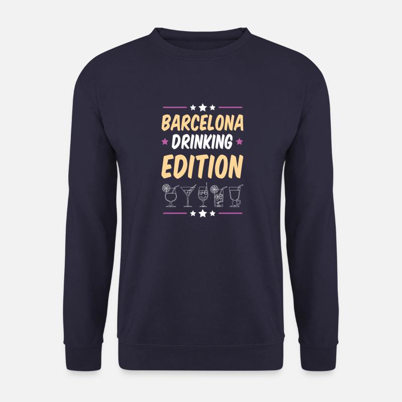Barcelona Drinking Party - Unisex Sweatshirt - navy