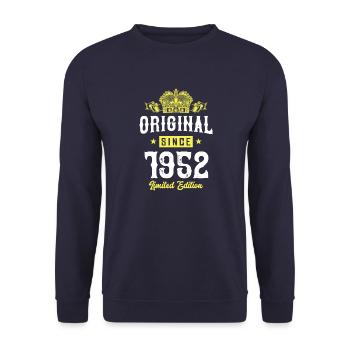 1952 Limited Edition - Unisex Sweatshirt - navy - Front - Alina (178cm) & Michal (187cm)