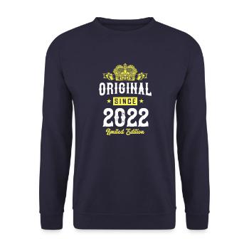 Édition limitée 2022 - Sweat-shirt Unisexe - marine - Devant - Alina (178cm) & Michal (187cm)