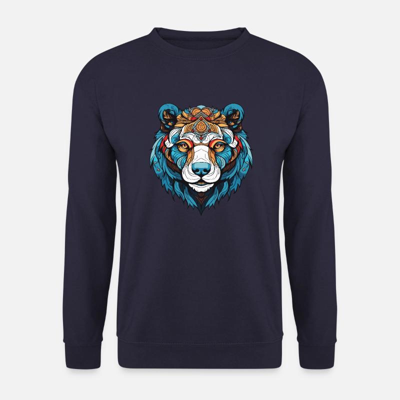 Eisbär Kopf Polar bär - Unisex Pullover - Navy