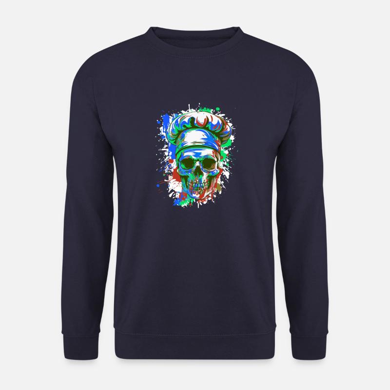 Chef Chef Skull - Unisex Sweatshirt - navy