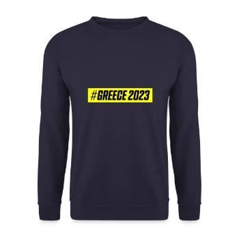 Greece 2023 - Unisex Pullover - Navy - Vorne - Alina (178cm) & Michal (187cm)