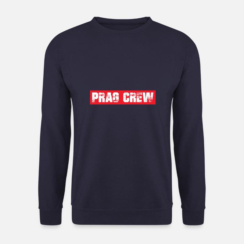 Prag Crew - Unisex Pullover - Navy