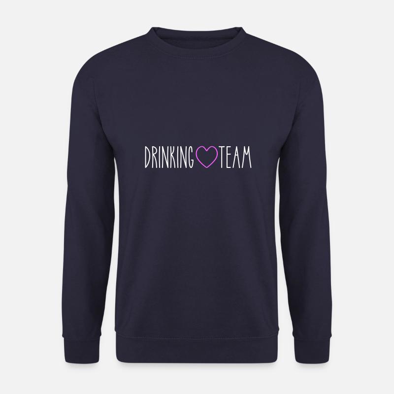 Drinking Team Herz - Unisex Pullover - Navy