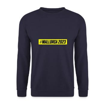 Mallorca 2023 - Unisex Pullover - Navy - Vorne - Alina (178cm) & Michal (187cm)
