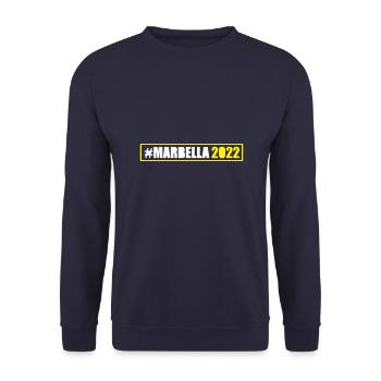 Marbella 2022 - Unisex Pullover - Navy - Vorne - Alina (178cm) & Michal (187cm)