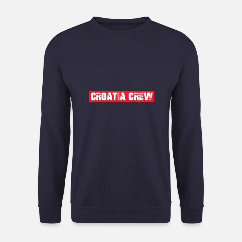 Croatia Crew - Unisex Pullover - Navy