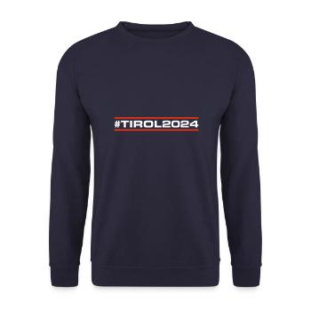 Tyrol 2024 - Unisex Sweatshirt - navy - Front - Alina (178cm) & Michal (187cm)