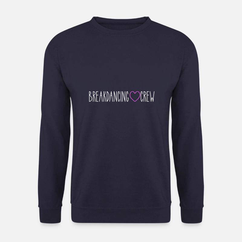 Breakdancing Crew Heart - Unisex Sweatshirt - navy