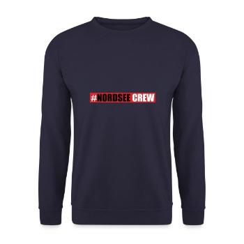North Sea Crew - Unisex Sweatshirt - navy - Front - Alina (178cm) & Michal (187cm)