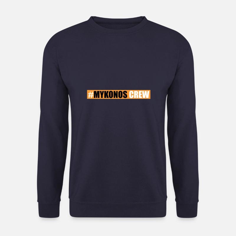 Mykonos Crew - Unisex Pullover - Navy