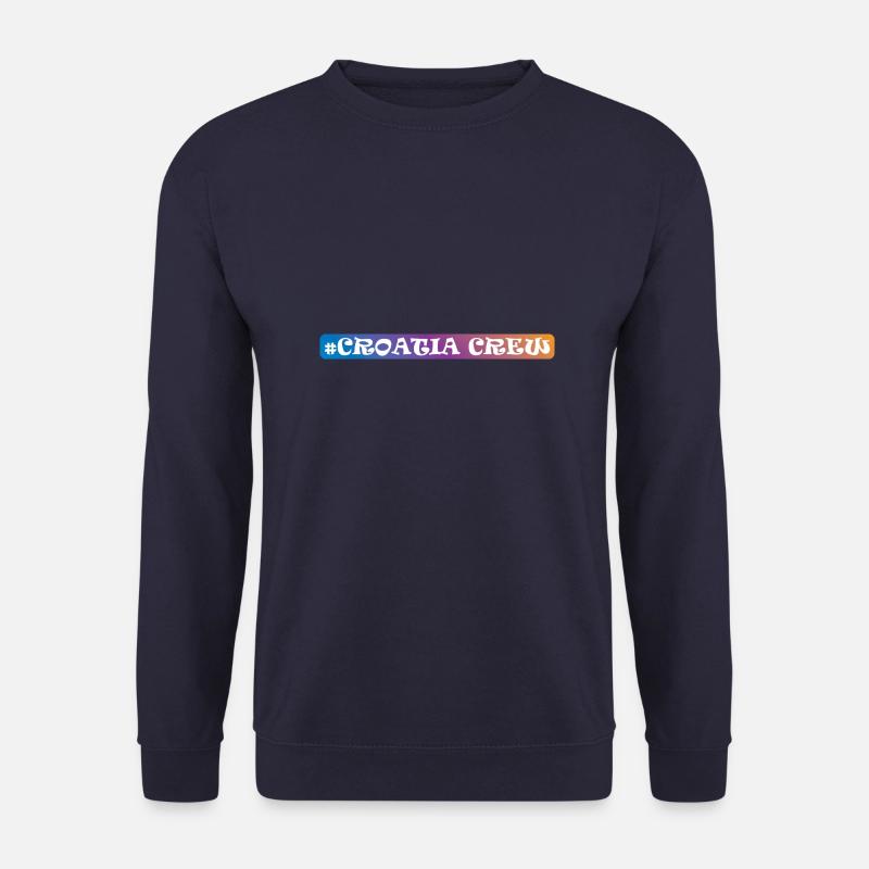 Croatia Crew - Unisex Pullover - Navy