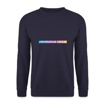 Mykonos Crew - Unisex Pullover - Navy - Vorne - Alina (178cm) & Michal (187cm)