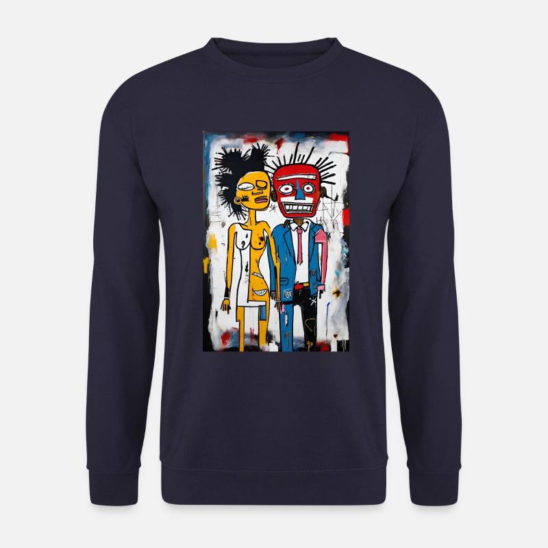 Mann und Frau - Unisex Pullover - Navy