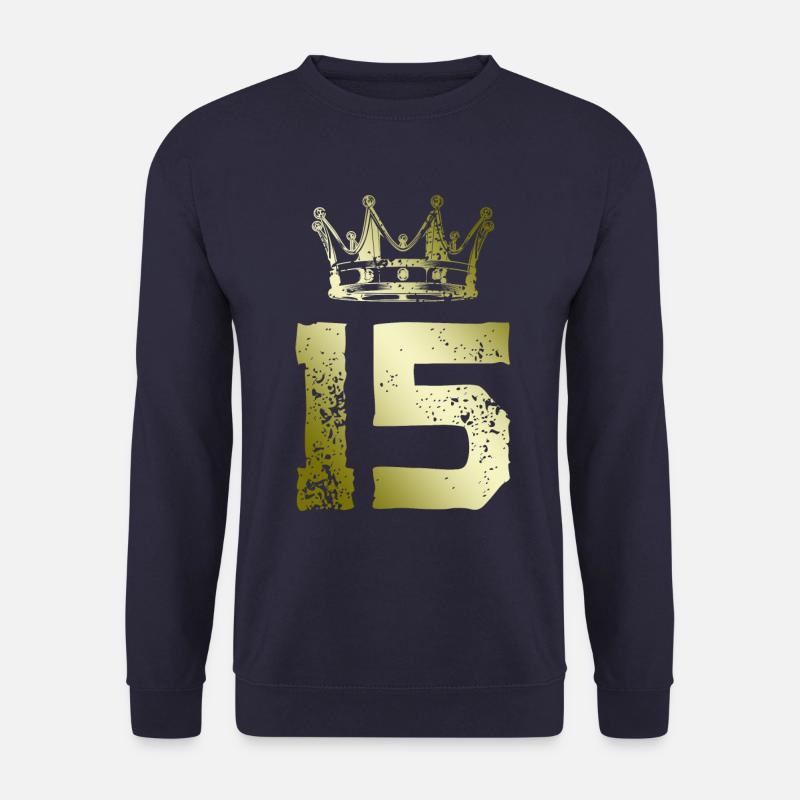 15 Number crown - Unisex Sweatshirt - navy