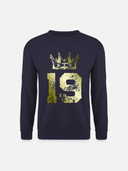 19 Couronne numérique - Sweat-shirt Unisexe - marine