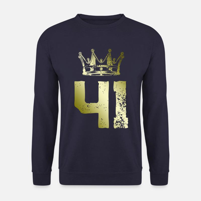41 Zahl Krone - Unisex Pullover - Navy