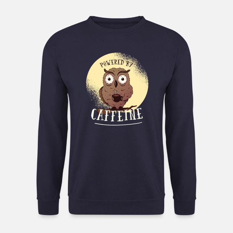 KOFFEIN-EULE - Unisex Pullover - Navy