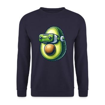 Avocado VR Gamer Réalité Virtuelle - Sweat-shirt Unisexe - marine - Devant - Alina (178cm) & Michal (187cm)
