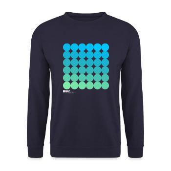 Dubstep DNB Drum N Bass Junglist Rave Bass EDM - Unisex Sweatshirt - navy - Front - Alina (178cm) & Michal (187cm)