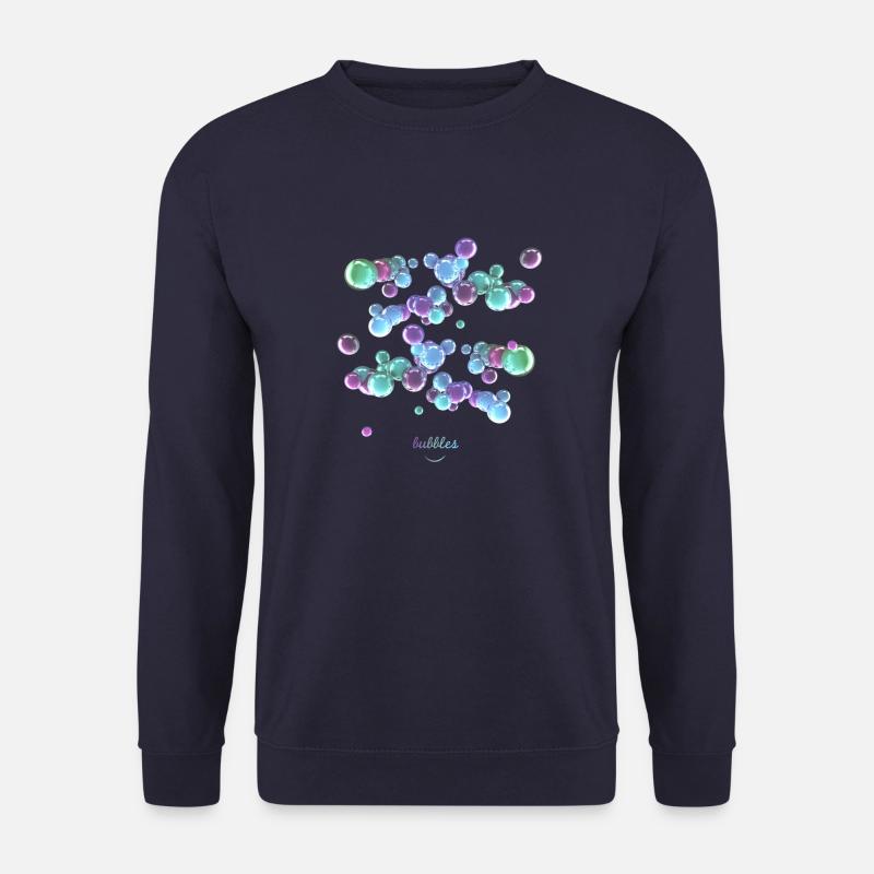 bubbles - Unisex Pullover - Navy
