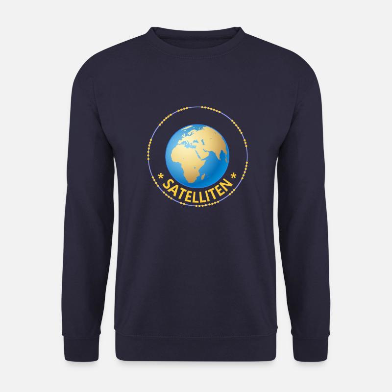 Satellite, earth - Unisex Sweatshirt - navy