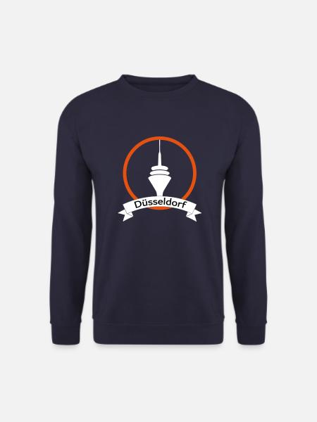 Rheinturm Circle red and white - Unisex Sweatshirt - navy