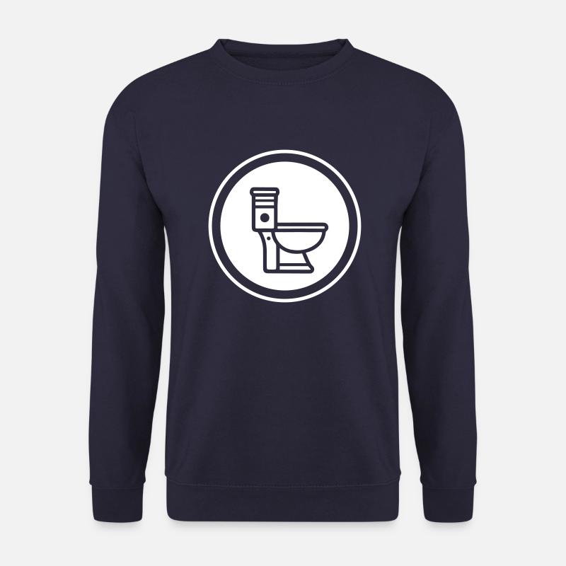 Wc Toilette - Unisex Pullover - Navy