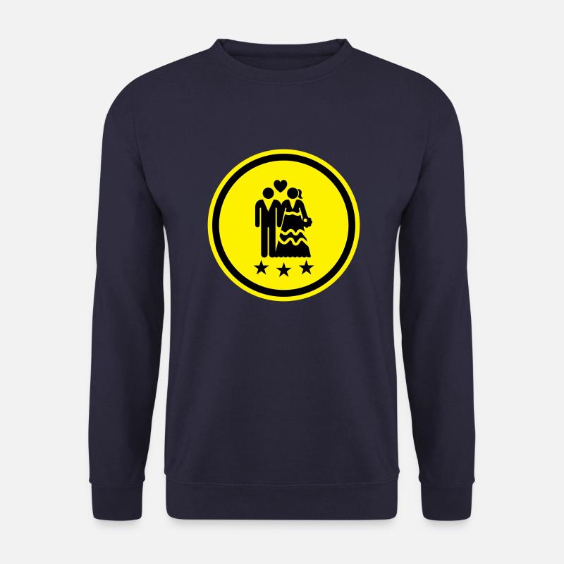 Paar Hochzeit Brautpaar - Unisex Pullover - Navy