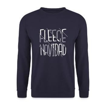 Plage de Noël Humour Couples Bday - Sweat-shirt Unisexe - marine - Devant - Alina (178cm) & Michal (187cm)
