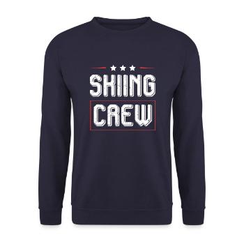 Équipe de ski - Sweat-shirt Unisexe - marine - Devant - Alina (178cm) & Michal (187cm)