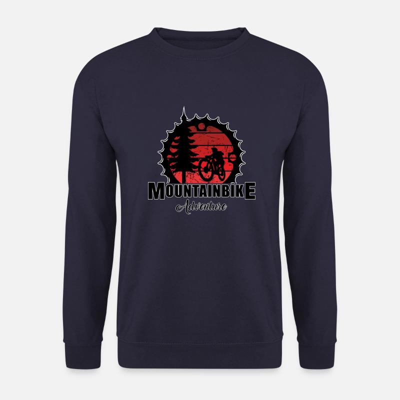 Mountain Bike - Unisex Pullover - Navy
