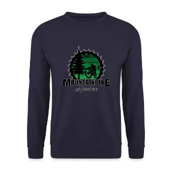 Mountain Bike - Unisex Pullover - Navy - Vorne - Alina (178cm) & Michal (187cm)