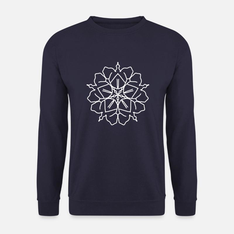 Weihnachts Flöckchen - Unisex Pullover - Navy