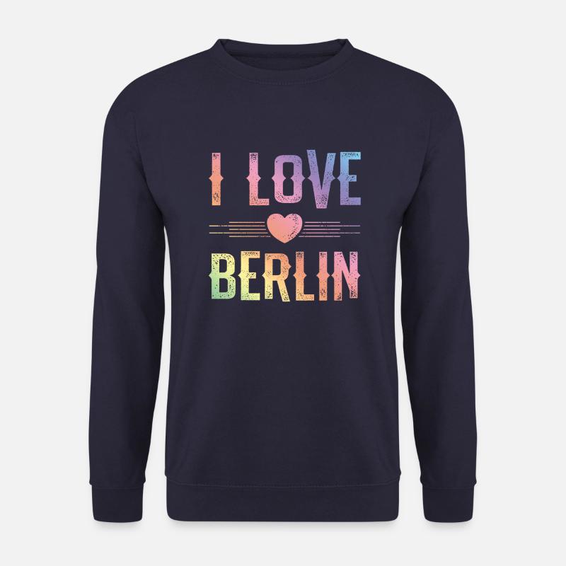 I Love Berlin - Unisex Pullover - Navy