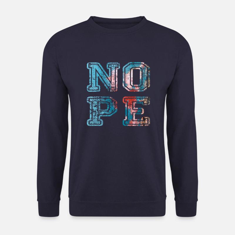NOPE - sei kein ja-Sager! - Unisex Pullover - Navy