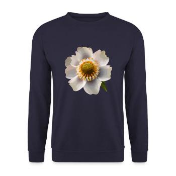 Die Blume - Unisex Pullover - Navy - Vorne - Alina (178cm) & Michal (187cm)