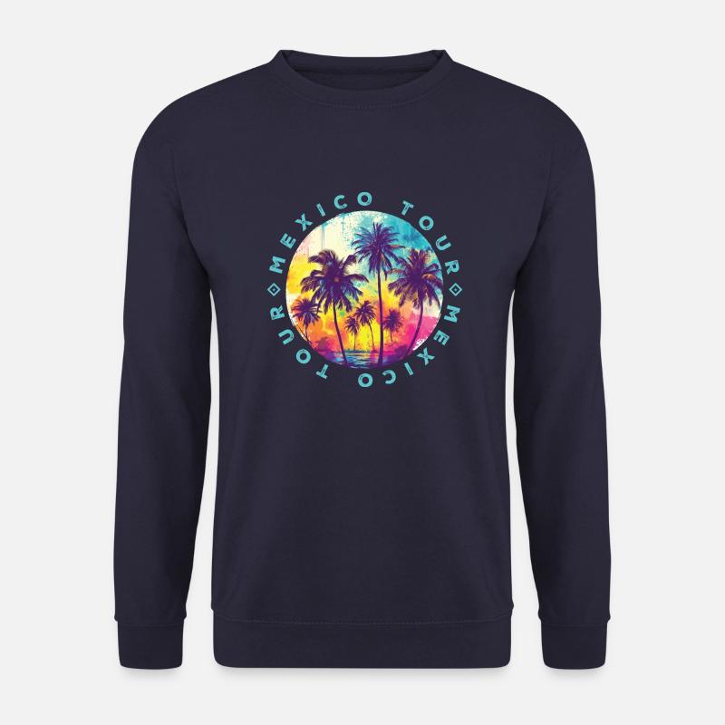 Mexiko Tour Palmen - Unisex Pullover - Navy