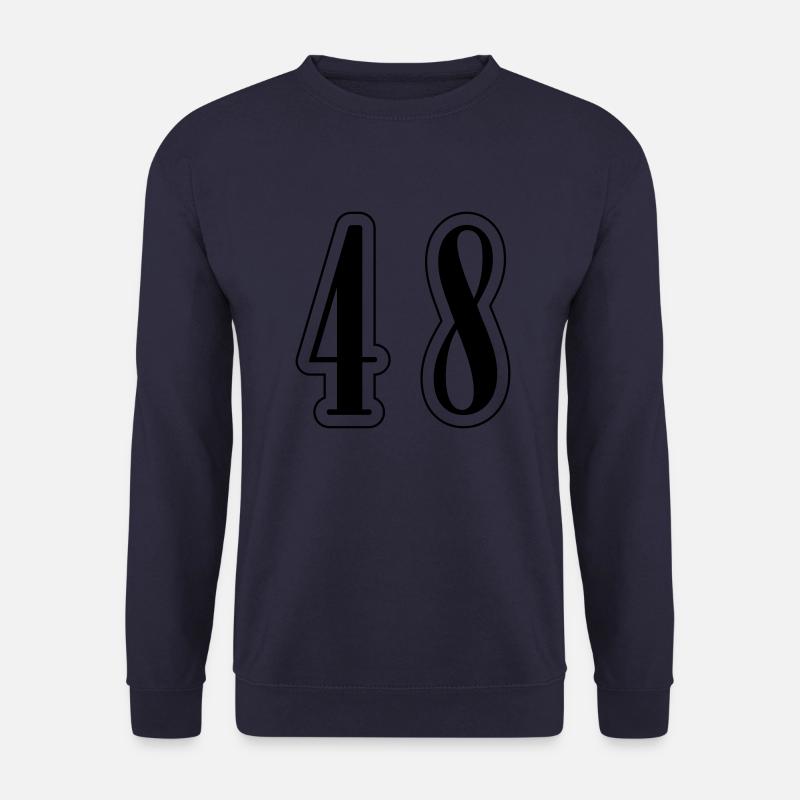 48 Zahl symbol - Unisex Pullover - Navy