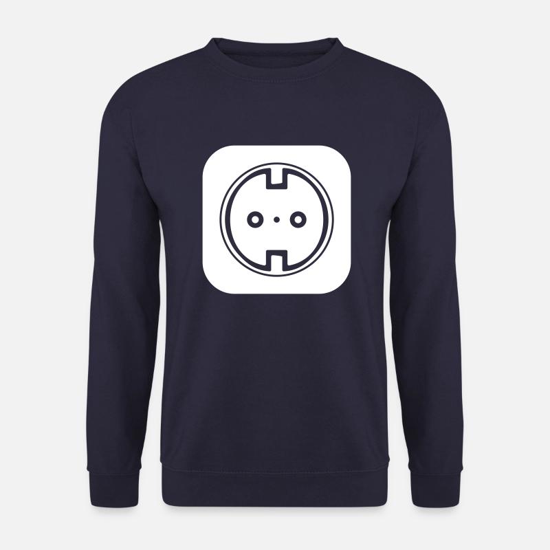 Steckdose Icon Elektriker - Unisex Pullover - Navy