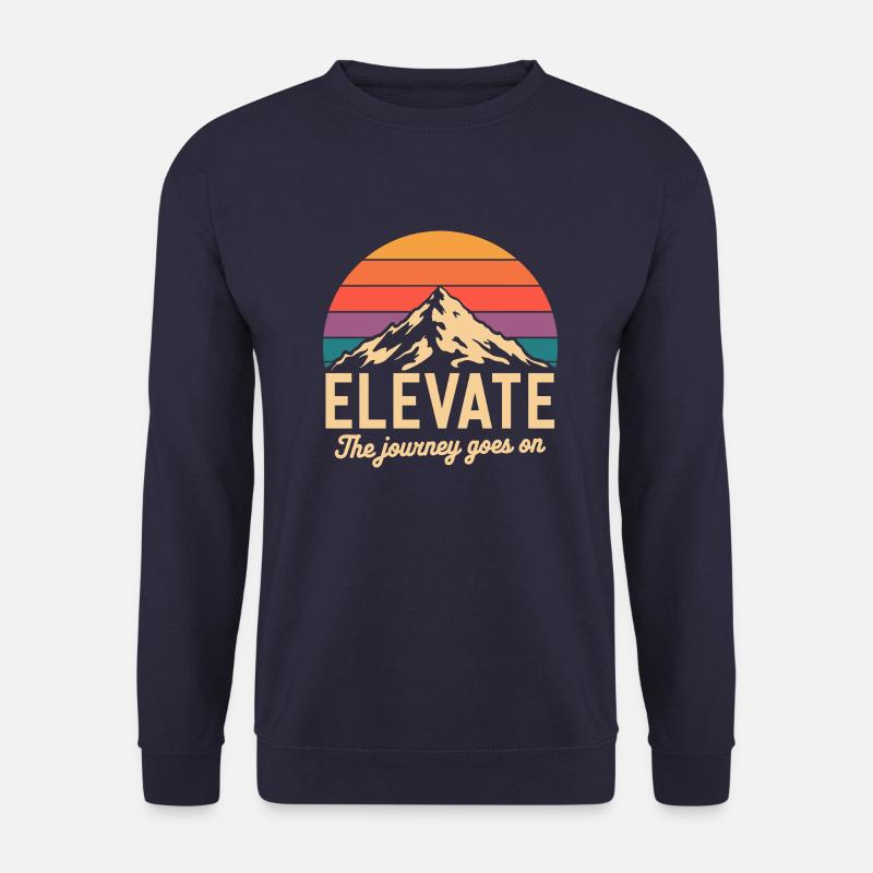 Elevate: The journey continues - Unisex Sweatshirt - navy