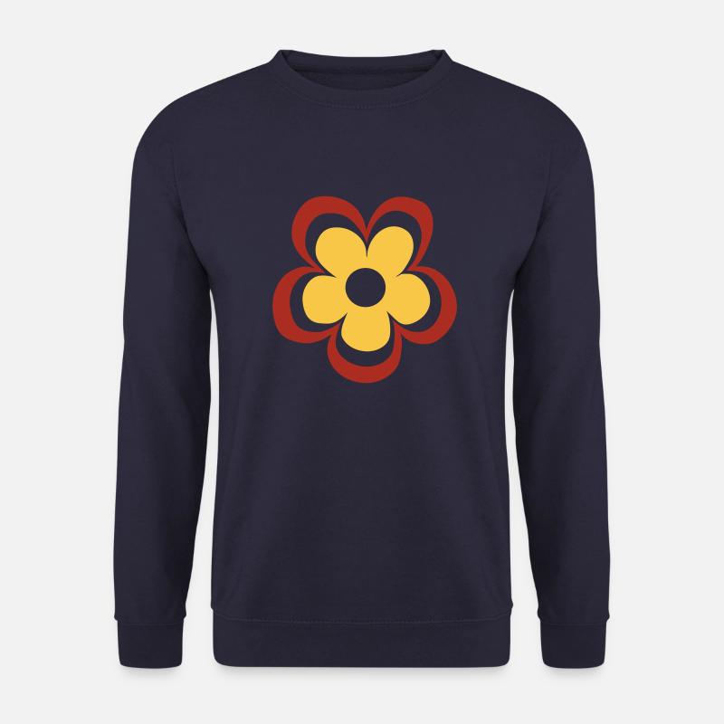 Flower - Unisex Pullover - Navy
