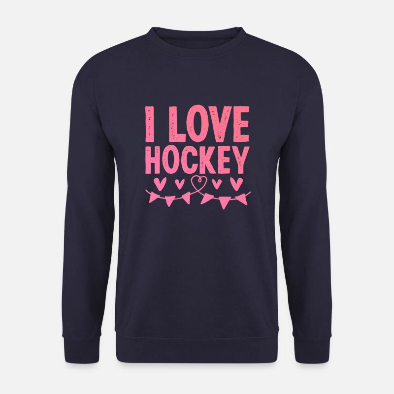 Ich liebe Hockey - Unisex Pullover - Navy